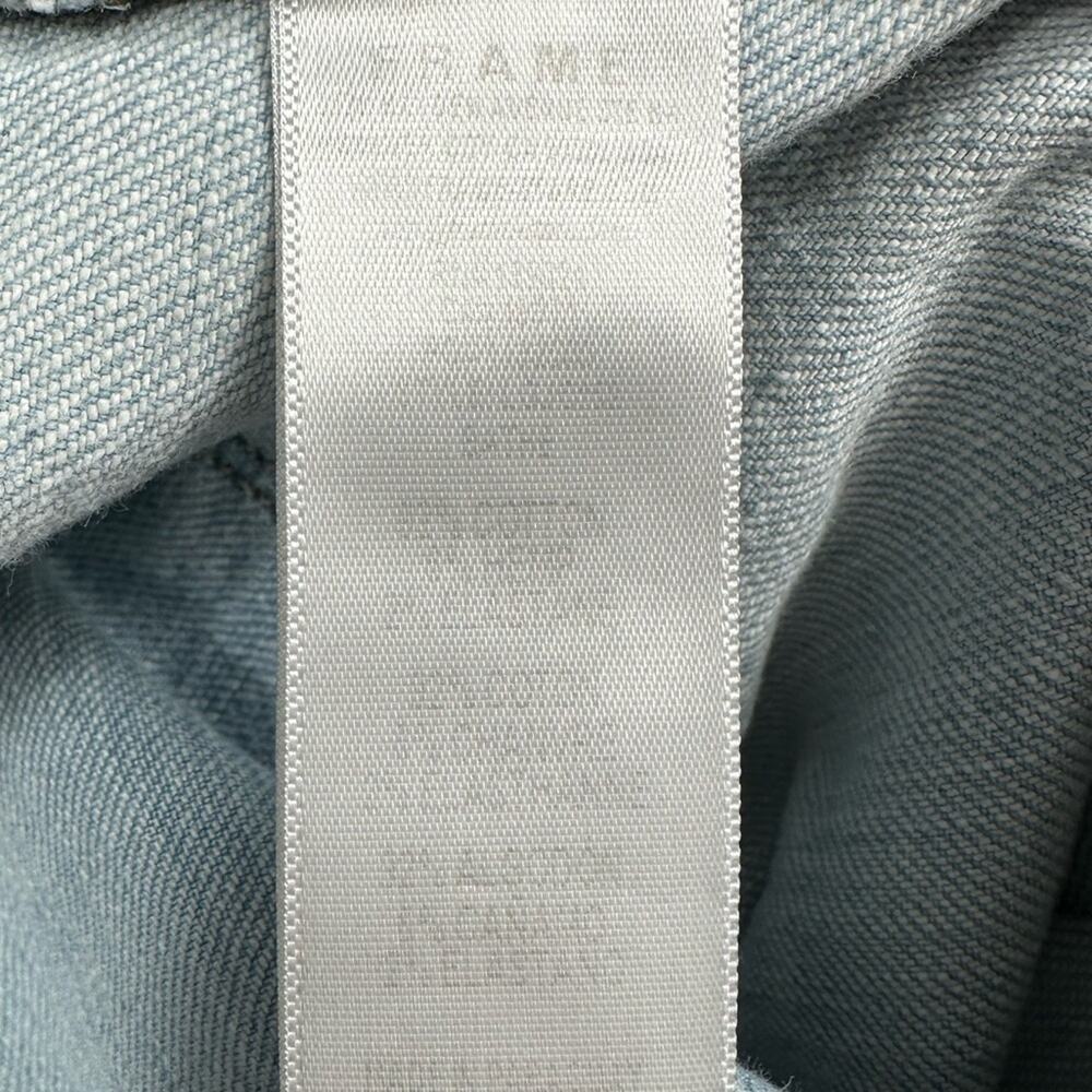 FRAME Denim Le Garçon Crop Jeans Light Blue Wash Size 27 - Picture 5 of 7
